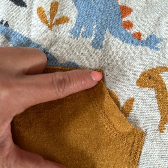 Viverano Organics long sleeve one piece. Size 3-6 months. - Picture 5 of 6